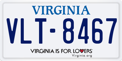 VA license plate VLT8467