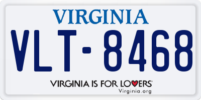 VA license plate VLT8468