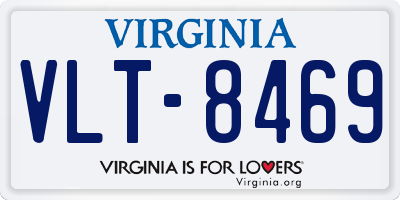VA license plate VLT8469