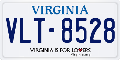 VA license plate VLT8528