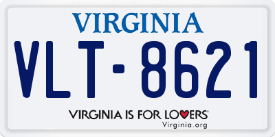 VA license plate VLT8621