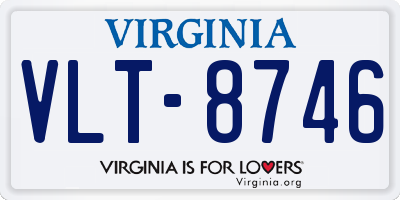 VA license plate VLT8746