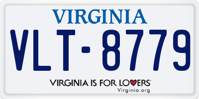 VA license plate VLT8779