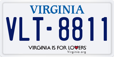 VA license plate VLT8811