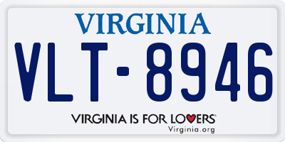 VA license plate VLT8946