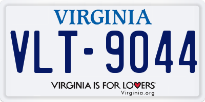 VA license plate VLT9044