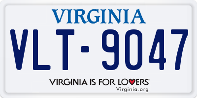 VA license plate VLT9047