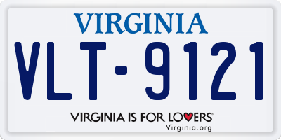 VA license plate VLT9121