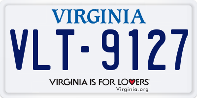 VA license plate VLT9127