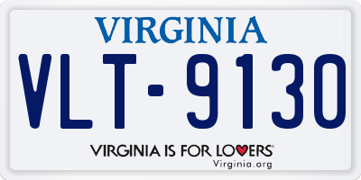 VA license plate VLT9130