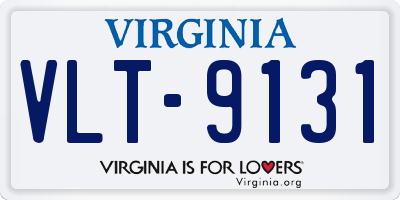 VA license plate VLT9131