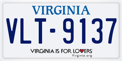 VA license plate VLT9137