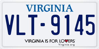VA license plate VLT9145