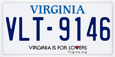 VA license plate VLT9146