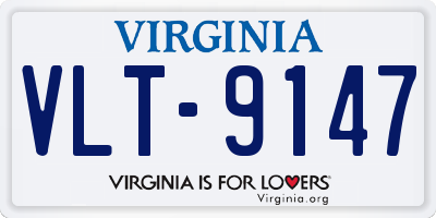 VA license plate VLT9147