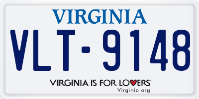 VA license plate VLT9148