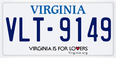 VA license plate VLT9149