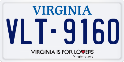 VA license plate VLT9160