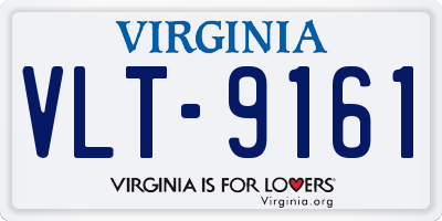 VA license plate VLT9161