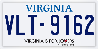 VA license plate VLT9162