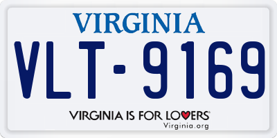 VA license plate VLT9169