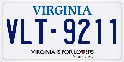 VA license plate VLT9211