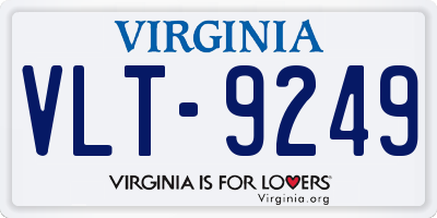 VA license plate VLT9249