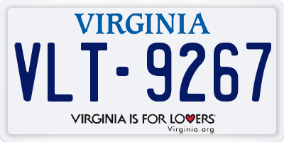 VA license plate VLT9267