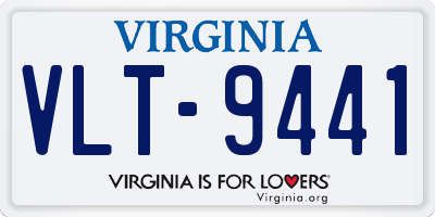 VA license plate VLT9441