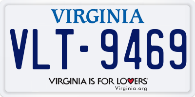 VA license plate VLT9469