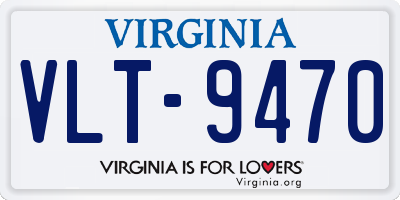 VA license plate VLT9470