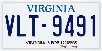 VA license plate VLT9491