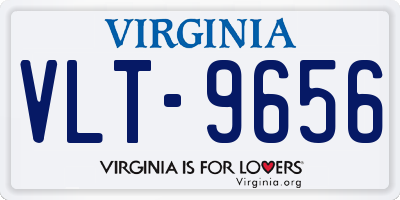 VA license plate VLT9656
