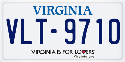 VA license plate VLT9710