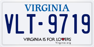 VA license plate VLT9719
