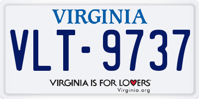 VA license plate VLT9737