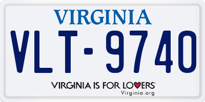 VA license plate VLT9740