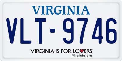 VA license plate VLT9746