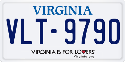VA license plate VLT9790