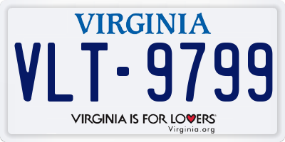 VA license plate VLT9799