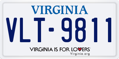 VA license plate VLT9811