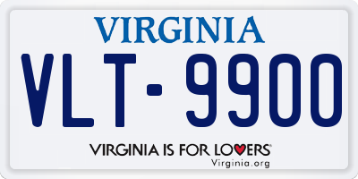 VA license plate VLT9900