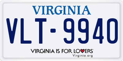 VA license plate VLT9940