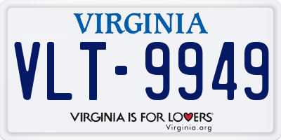 VA license plate VLT9949