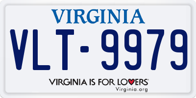 VA license plate VLT9979