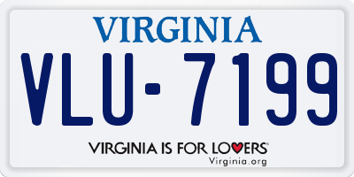 VA license plate VLU7199