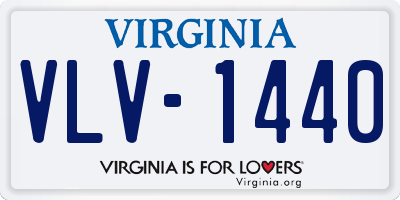 VA license plate VLV1440
