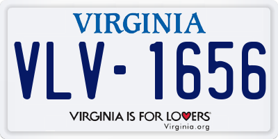 VA license plate VLV1656