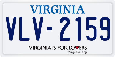 VA license plate VLV2159