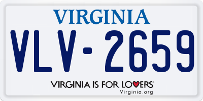 VA license plate VLV2659